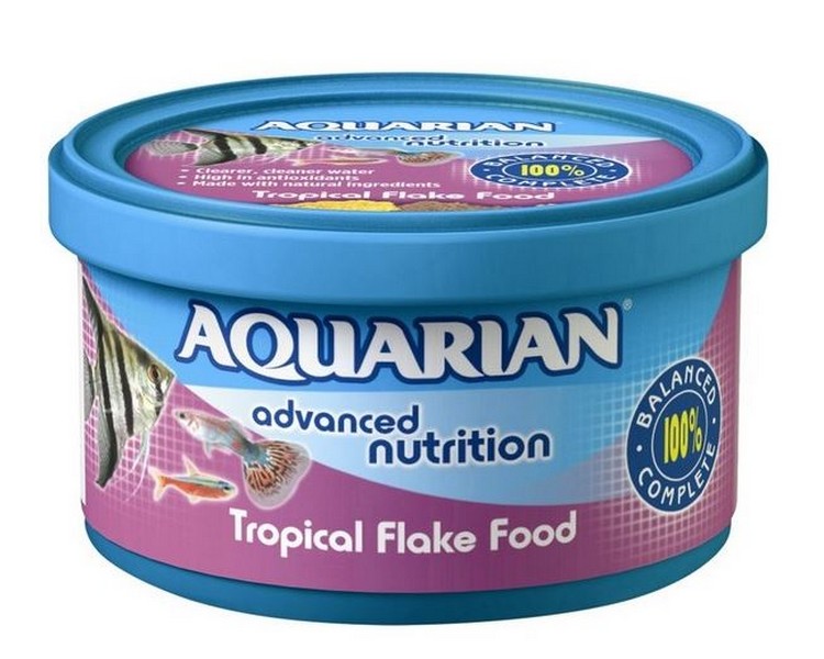 Aquarian Tropical Fish Flakes 50g